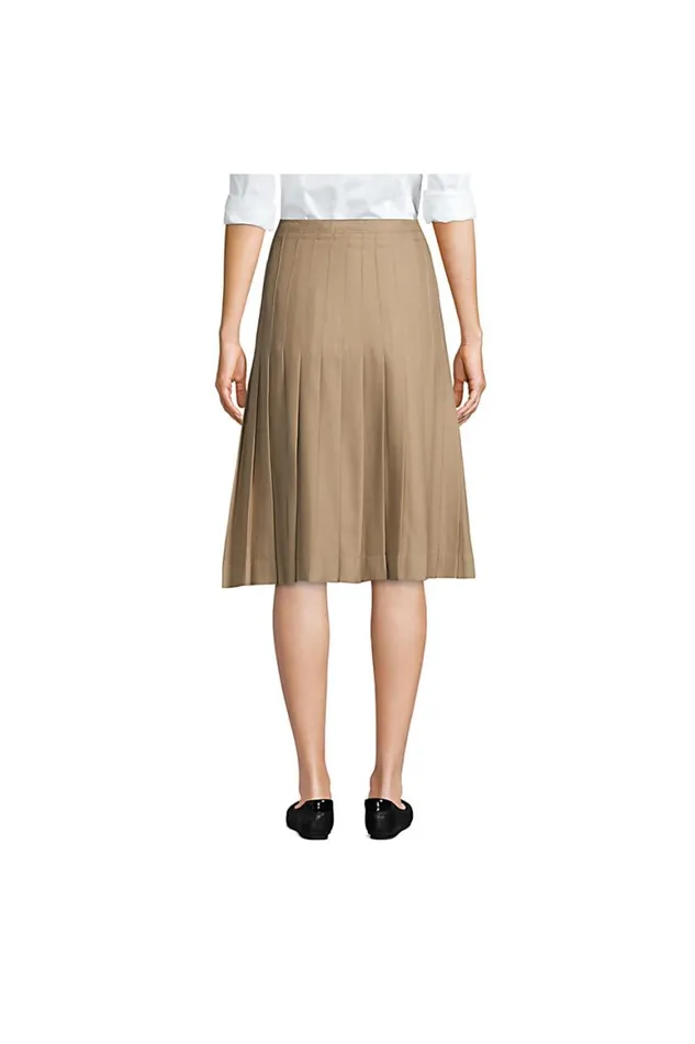 Lands039 End Skirts and Skorts Women Pleated Skirt Below The Knee Black Lands039 End Skirts and Skorts Women Pleated Skirt Below The Knee Black