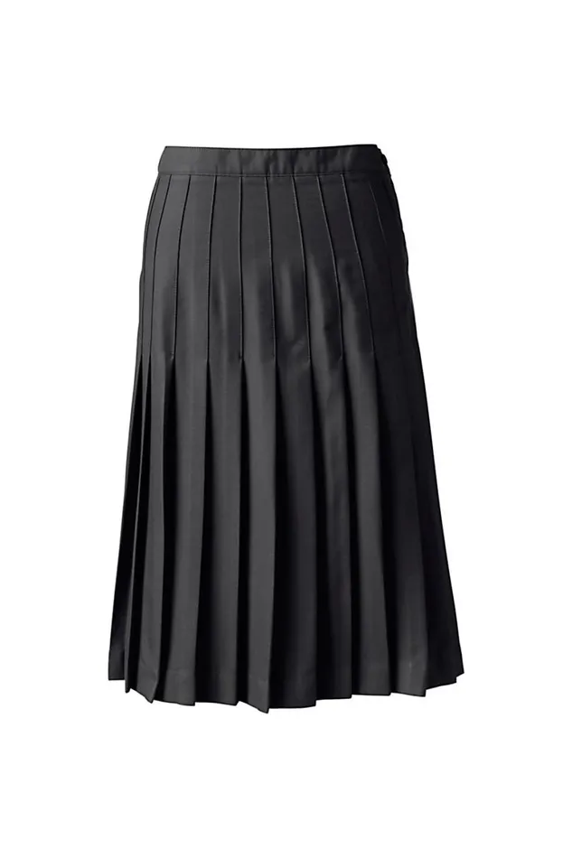 Lands039 End Skirts and Skorts Women Pleated Skirt Below The Knee Black Lands039 End Skirts and Skorts Women Pleated Skirt Below The Knee Black