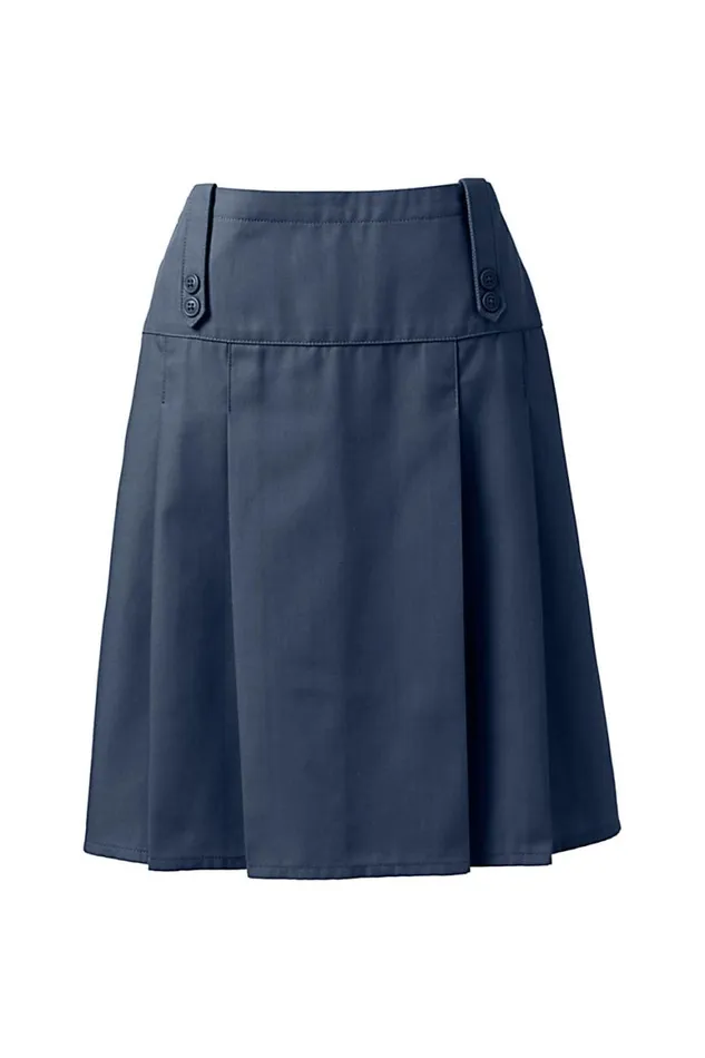 Lands039 End Skirts and Skorts Women Polycotton Tab Front Skirt Top Of Knee Classic Navy Lands039 End Skirts and Skorts Women Polycotton Tab Front Skirt Top Of Knee Classic Navy