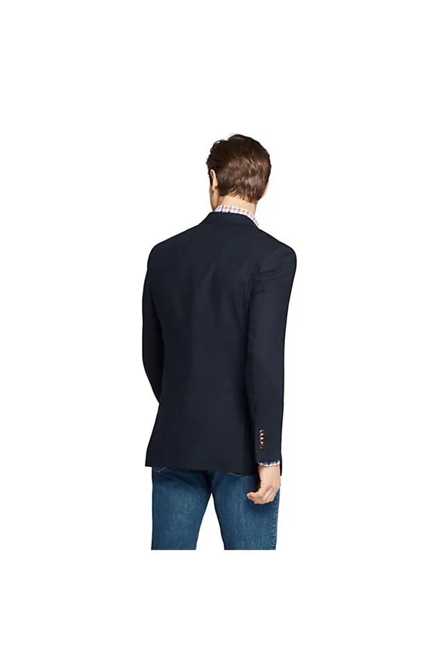 Lands039 End Sportcoats and Blazers Men Tailored Fit Comero Italian Wool Blazer Navy Lands039 End Sportcoats and Blazers Men Tailored Fit Comero Italian Wool Blazer Navy