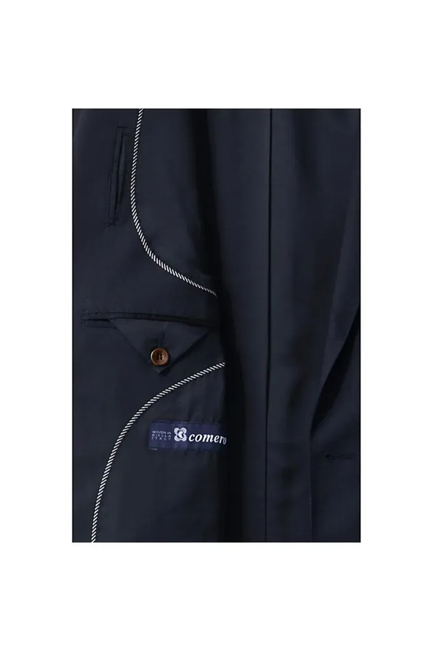 Lands039 End Sportcoats and Blazers Men Tailored Fit Comero Italian Wool Blazer Navy Lands039 End Sportcoats and Blazers Men Tailored Fit Comero Italian Wool Blazer Navy