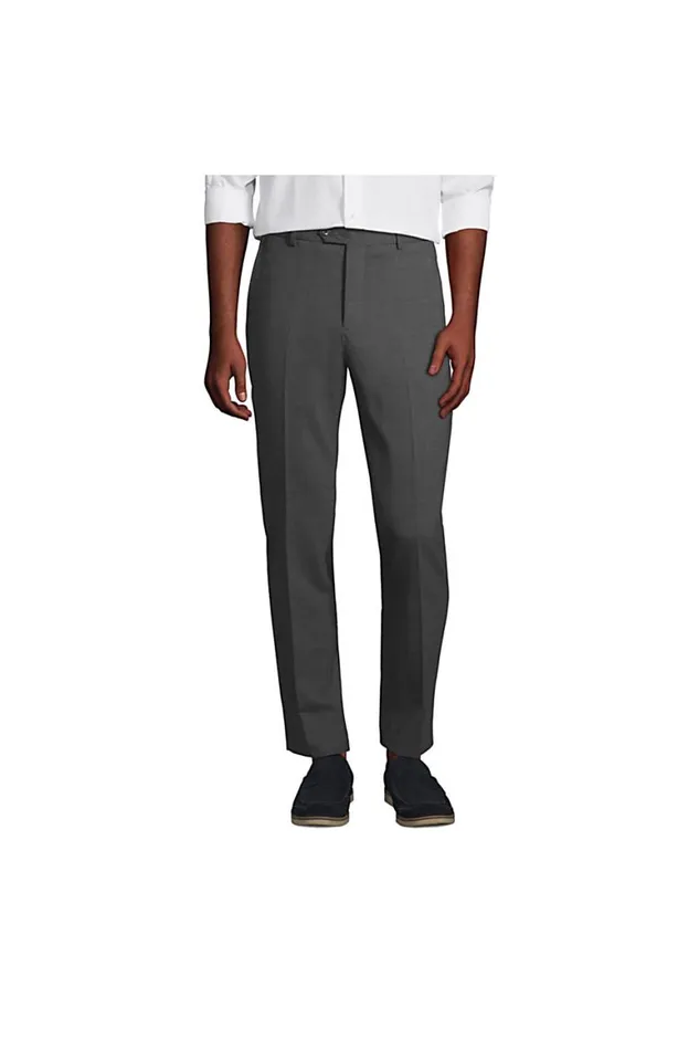 Lands039 End Suits and Separates Men Slim Fit Comfortfirst Yearrounder Wool Dress Pants Dark Charcoal Lands039 End Suits and Separates Men Slim Fit Comfortfirst Yearrounder Wool Dress Pants Dark Charcoal