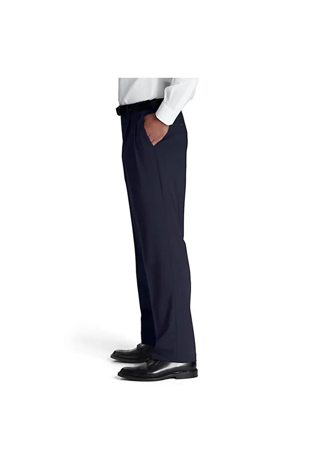 Lands039 End Suits and Separates Men Tall Pleat Washable Wool Trousers True Navy Lands039 End Suits and Separates Men Tall Pleat Washable Wool Trousers True Navy