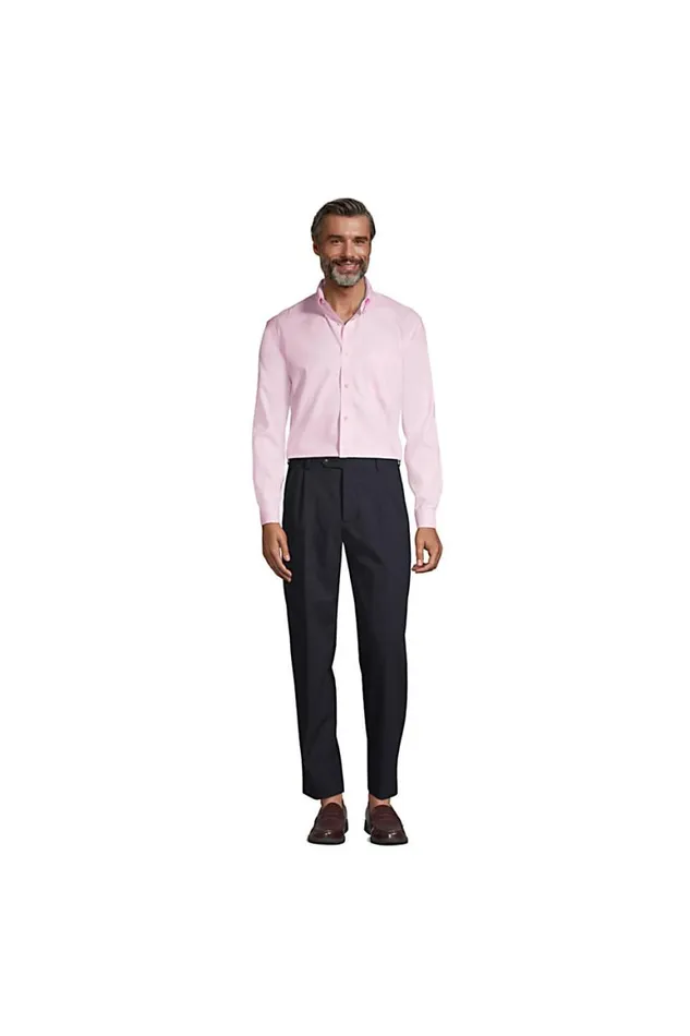 Lands039 End Suits and Separates Men Tall Pleat Washable Wool Trousers True Navy Lands039 End Suits and Separates Men Tall Pleat Washable Wool Trousers True Navy