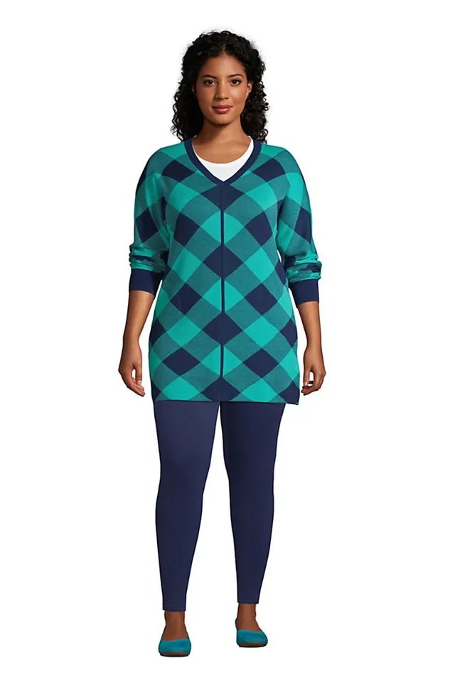 Lands039 End Sweaters Women Plus Size Fine Gauge Cotton Dolman Tunic Sweater 8211 Pattern Black Lands039 End Sweaters Women Plus Size Fine Gauge Cotton Dolman Tunic Sweater 8211 Pattern Black