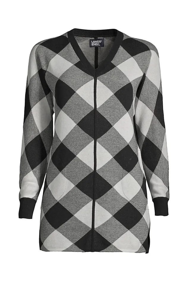 Lands039 End Sweaters Women Plus Size Fine Gauge Cotton Dolman Tunic Sweater 8211 Pattern Black Lands039 End Sweaters Women Plus Size Fine Gauge Cotton Dolman Tunic Sweater 8211 Pattern Black