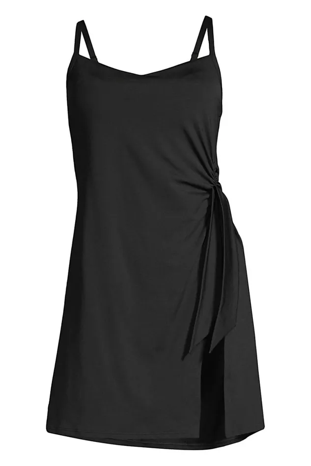 Lands039 End Swimsuits Women Chlorine Resistant Sweetheart Swim Dress One Piece Swimsuit Adjustable Straps Black Lands039 End Swimsuits Women Chlorine Resistant Sweetheart Swim Dress One Piece Swimsuit Adjustable Straps Black