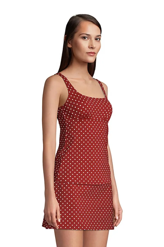 Lands039 End Swimsuits Women Square Neck Underwire Tankini Top Swimsuit With Adjustable Straps Print Paprika Lands039 End Swimsuits Women Square Neck Underwire Tankini Top Swimsuit With Adjustable Straps Print Paprika