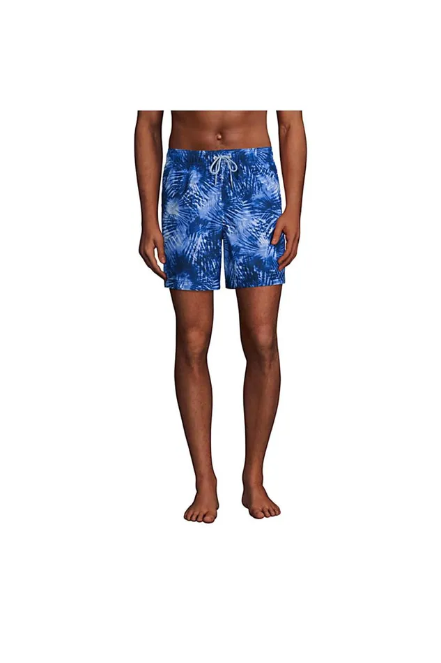Lands039 End Swimwear Men 6034 Print Volley Swim Trunks Deep Sea Navy Tie Dye Palm Lands039 End Swimwear Men 6034 Print Volley Swim Trunks Deep Sea Navy Tie Dye Palm