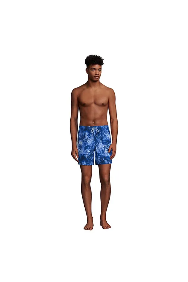 Lands039 End Swimwear Men 6034 Print Volley Swim Trunks Deep Sea Navy Tie Dye Palm Lands039 End Swimwear Men 6034 Print Volley Swim Trunks Deep Sea Navy Tie Dye Palm