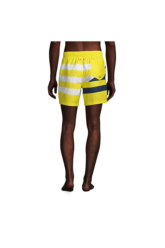 Lands039 End Swimwear Men 6034 Volley Swim Trunks Yellow Lands039 End Swimwear Men 6034 Volley Swim Trunks Yellow
