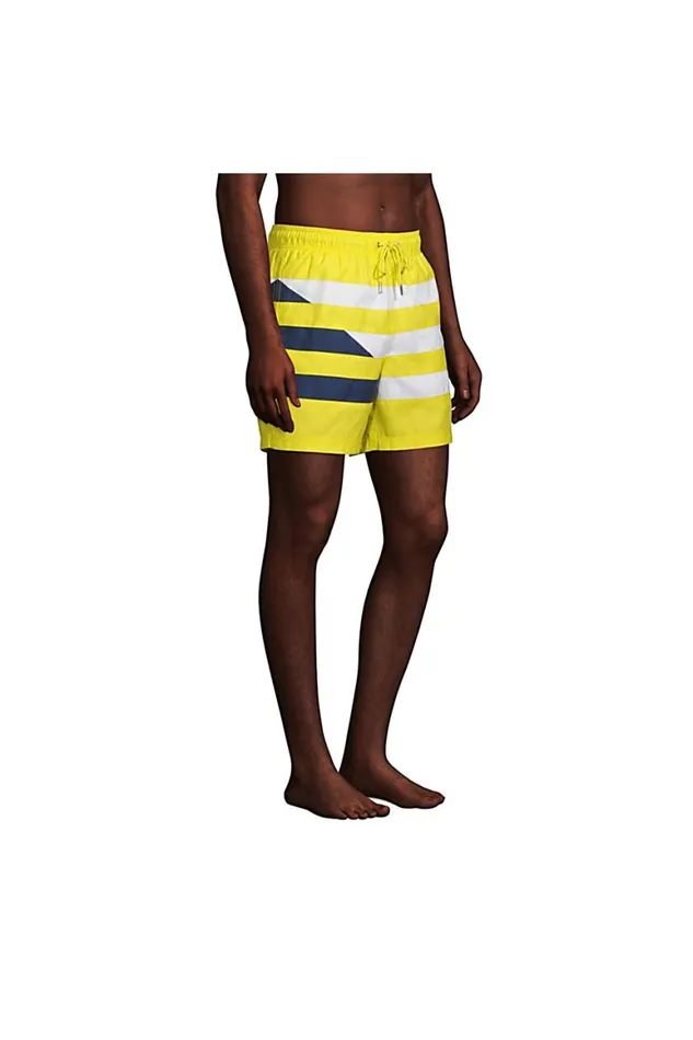 Lands039 End Swimwear Men 6034 Volley Swim Trunks Yellow Lands039 End Swimwear Men 6034 Volley Swim Trunks Yellow