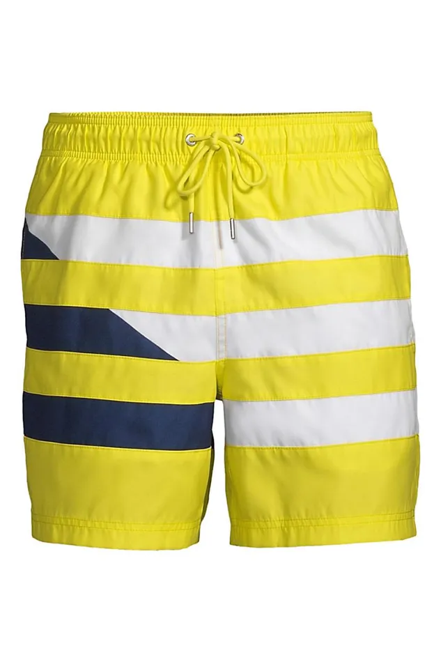 Lands039 End Swimwear Men 6034 Volley Swim Trunks Yellow Lands039 End Swimwear Men 6034 Volley Swim Trunks Yellow