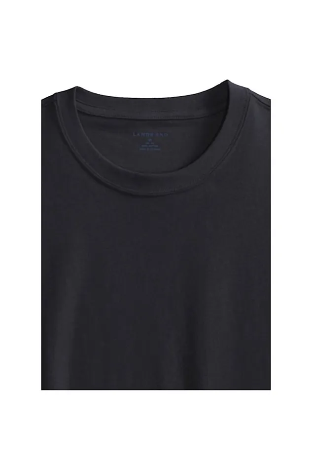 Lands039 End TShirts Men Long Sleeve Essential Tshirt Black Lands039 End TShirts Men Long Sleeve Essential Tshirt Black