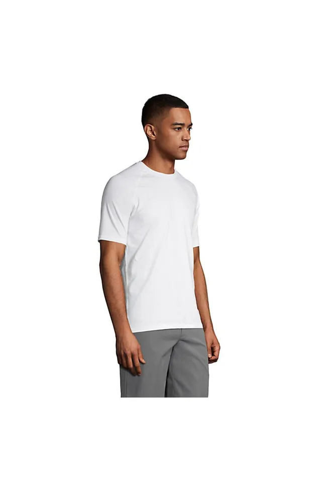 Lands039 End TShirts Men Short Sleeve Active Gym Tshirt Vibrant Sun