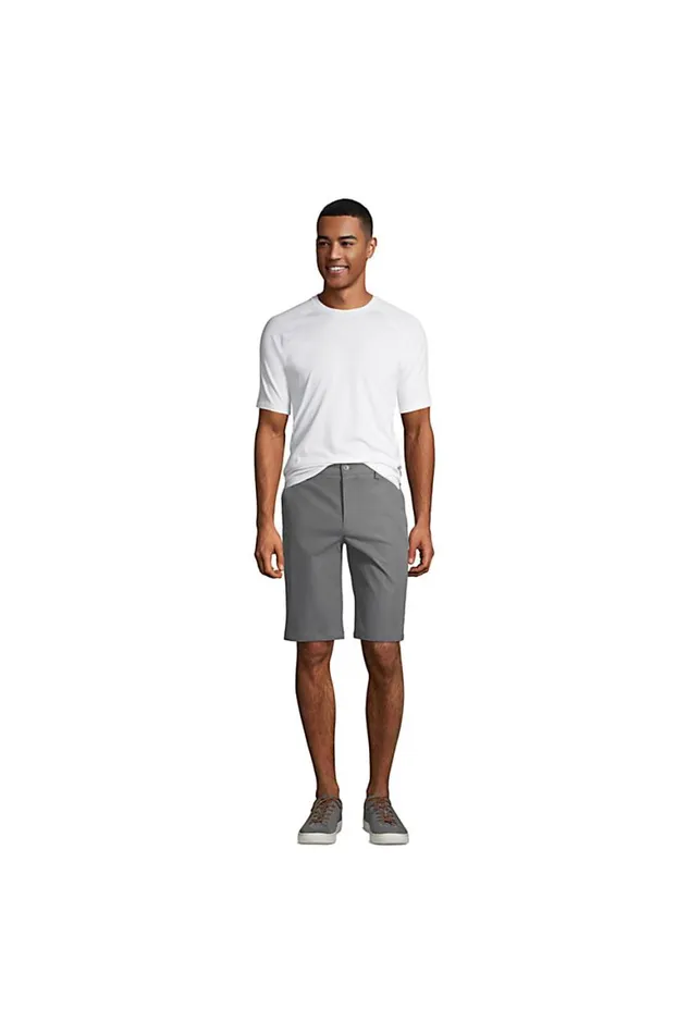 Lands039 End TShirts Men Short Sleeve Active Gym Tshirt Vibrant Sun