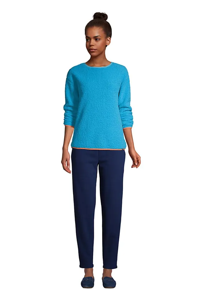 Lands039 End Tops and Tees Women Long Sleeve Sherpa Fleece Sweatshirt Hot Pink Lands039 End Tops and Tees Women Long Sleeve Sherpa Fleece Sweatshirt Hot Pink