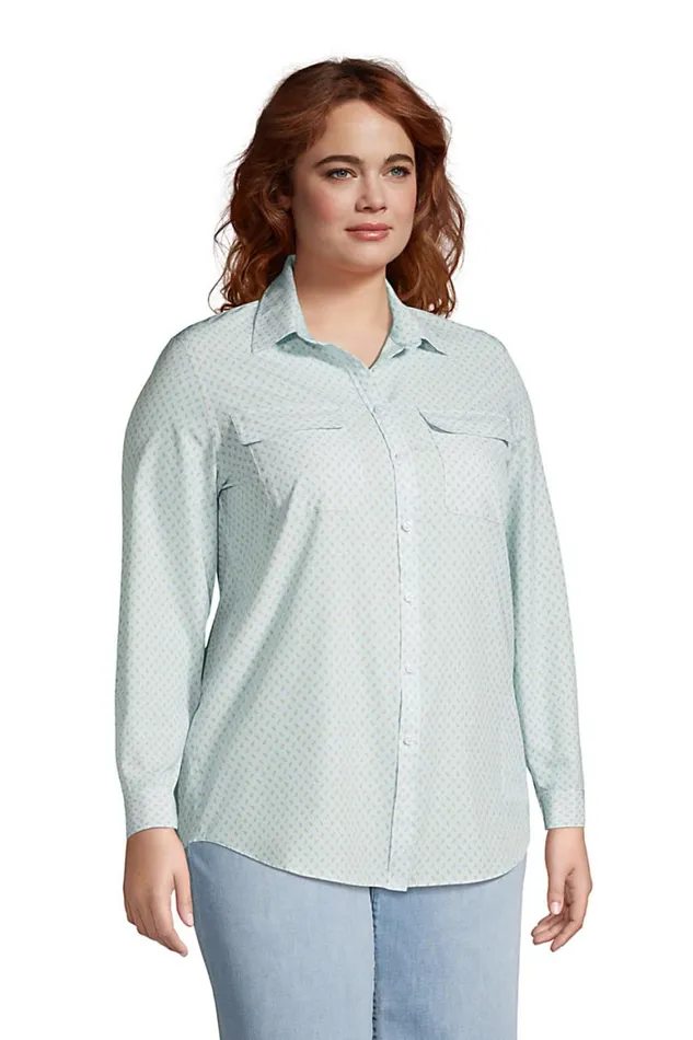 Lands039 End Tunic Tops Women Plus Size 365 Long Sleeve Tunic Top Rust Red Melange Lands039 End Tunic Tops Women Plus Size 365 Long Sleeve Tunic Top Rust Red Melange