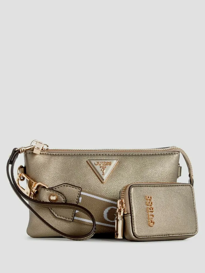 Latona Mini Crossbody Pewter Handbags GUESS Women