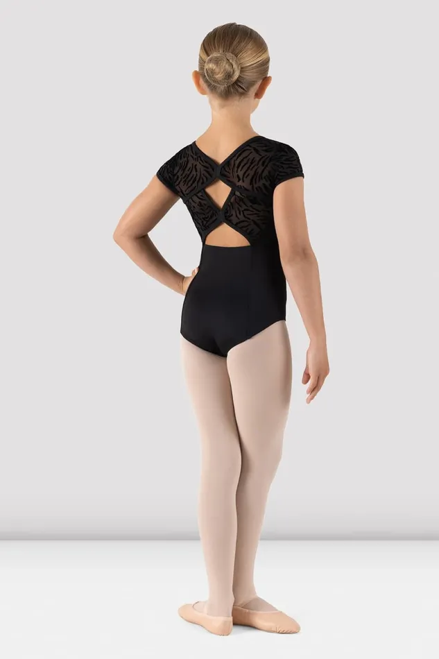 Leotards Bloch Children Girls Macy Cap Sleeve Leotard Black