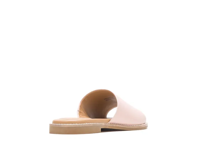 Lexi Slide Pale Rose Leather Women Sandals Hush Puppies