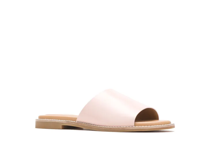 Lexi Slide Pale Rose Leather Women Sandals Hush Puppies