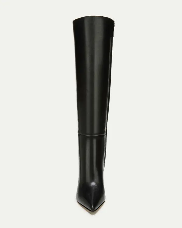 Lisa Leather Tall Boot Black Women Veronica Beard Shoes Lisa Leather Tall Boot Black Women Veronica Beard Shoes