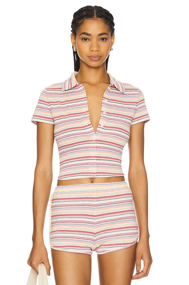 Lorraine Top Multi Stripe Women Lovers and Friends Tops