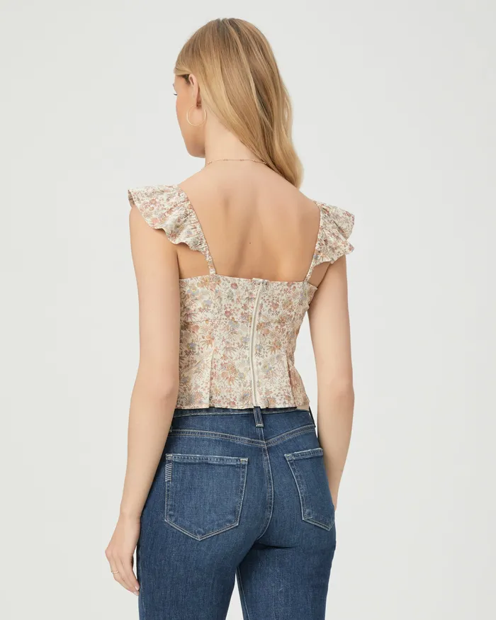 Luce Top 8211 Ivory Multi Tops and Blouses PAIGE Women Luce Top 8211 Ivory Multi Tops and Blouses PAIGE Women