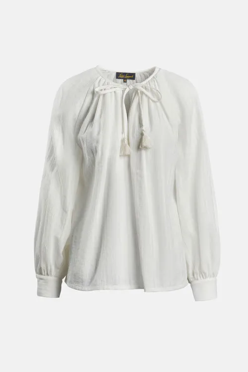 Luisa Spagnoli Brocca Brocca Cream Women Blouses and Shirts