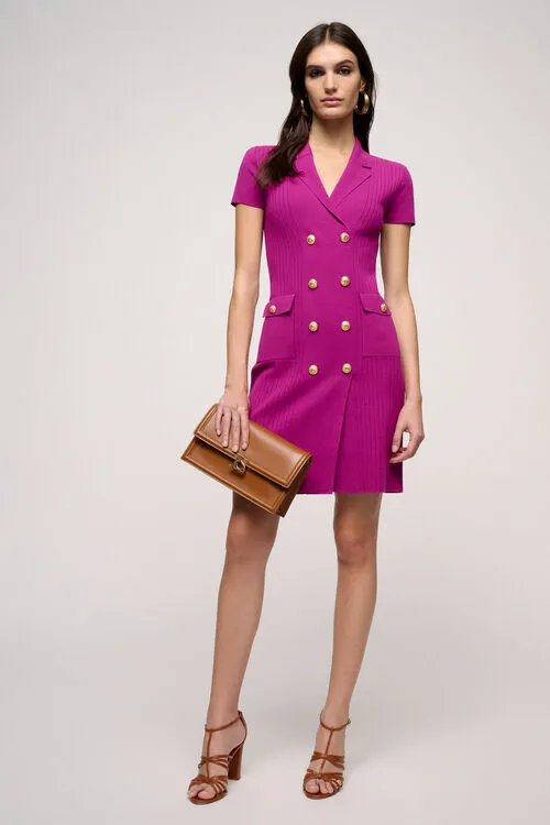 Luisa Spagnoli Centenario Centenario Raspberry Women Dresses and Jumpsuits