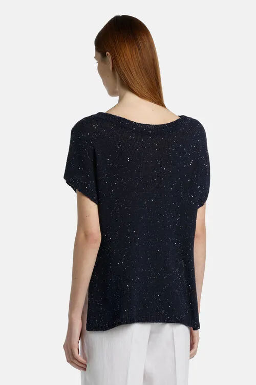 Luisa Spagnoli Knitwear Women Cannello Cannello Blue Luisa Spagnoli Knitwear Women Cannello Cannello Blue