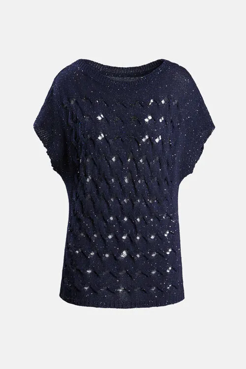 Luisa Spagnoli Knitwear Women Cannello Cannello Blue Luisa Spagnoli Knitwear Women Cannello Cannello Blue