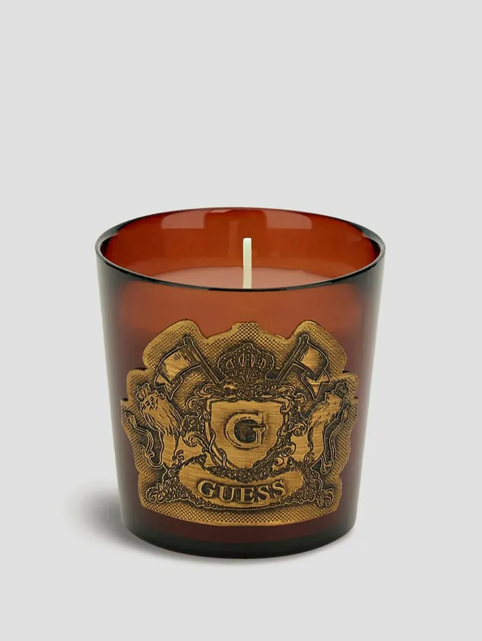Luxury Crest Candle Amber Women Home GUESS