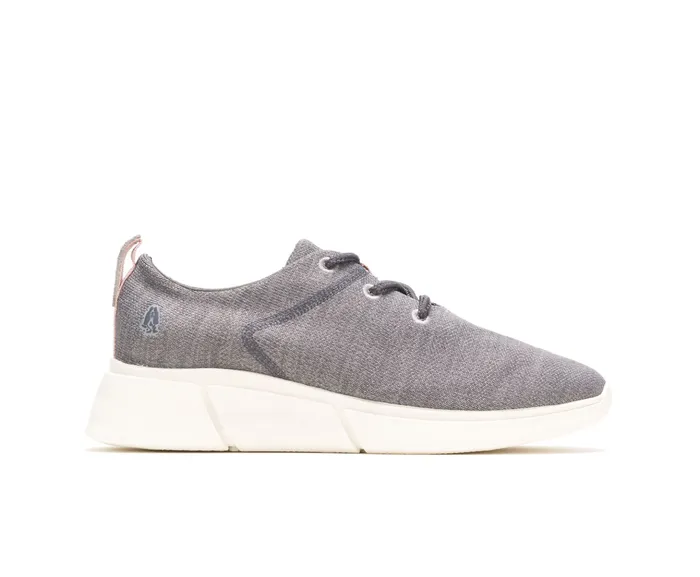 Makenna Lace Up Grey Multi Heathered Sneakers Hush Puppies Women