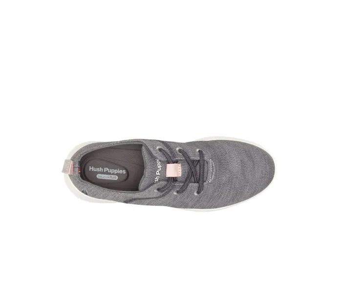Makenna Lace Up Grey Multi Heathered Sneakers Hush Puppies Women Makenna Lace Up Grey Multi Heathered Sneakers Hush Puppies Women
