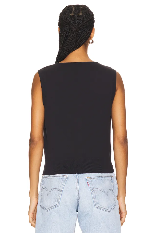 Maple Vest Black Women Lovers and Friends Sweaters and Knits Maple Vest Black Women Lovers and Friends Sweaters and Knits