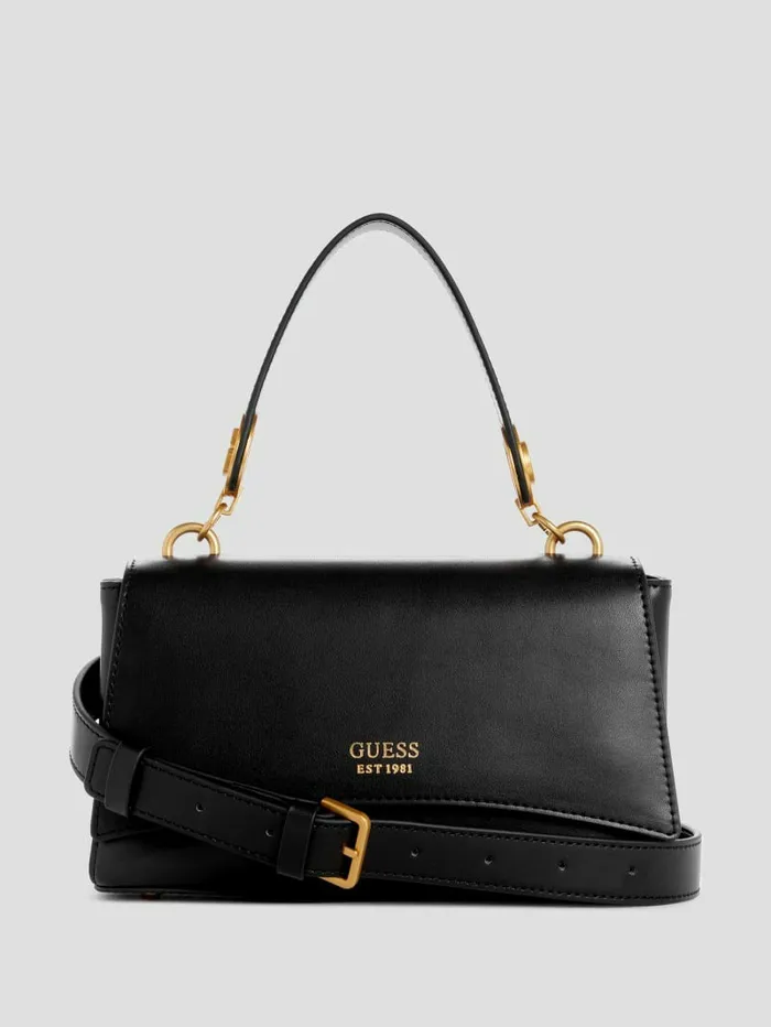 Masie Top Handle Crossbody Black Women Handbags GUESS