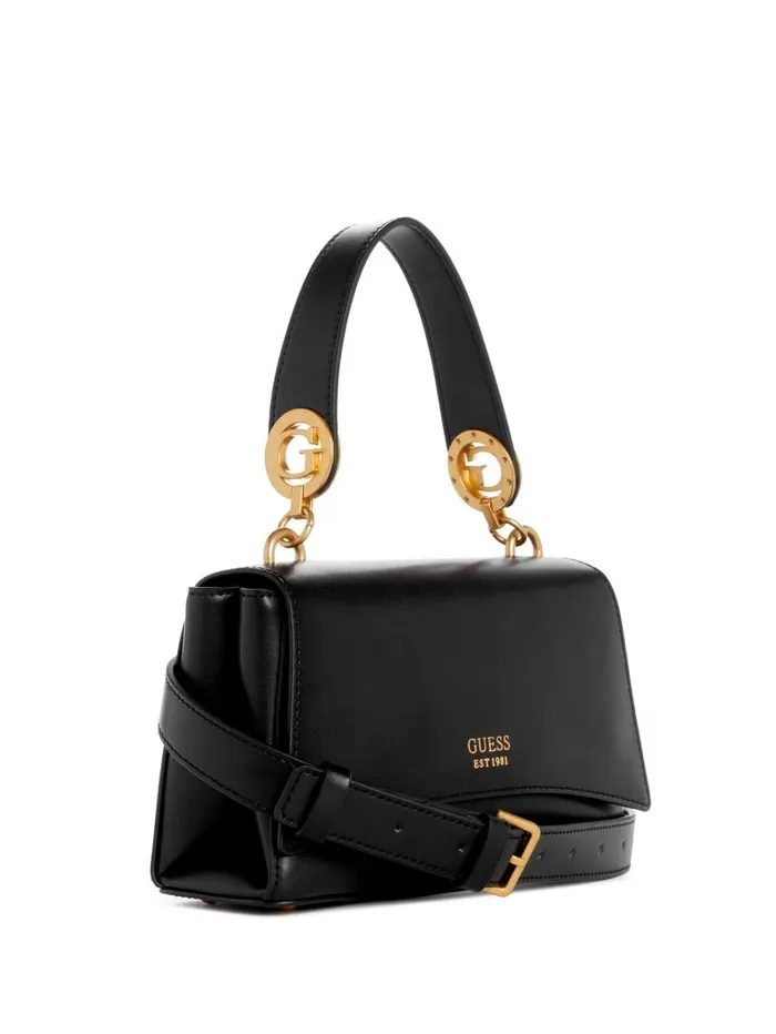 Masie Top Handle Crossbody Black Women Handbags GUESS Masie Top Handle Crossbody Black Women Handbags GUESS