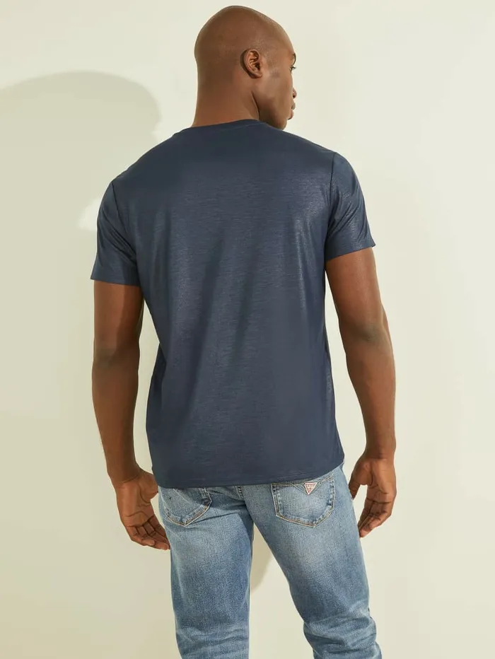Mason VNeck Tee Midnight Plum TShirts and Tanks GUESS Men
