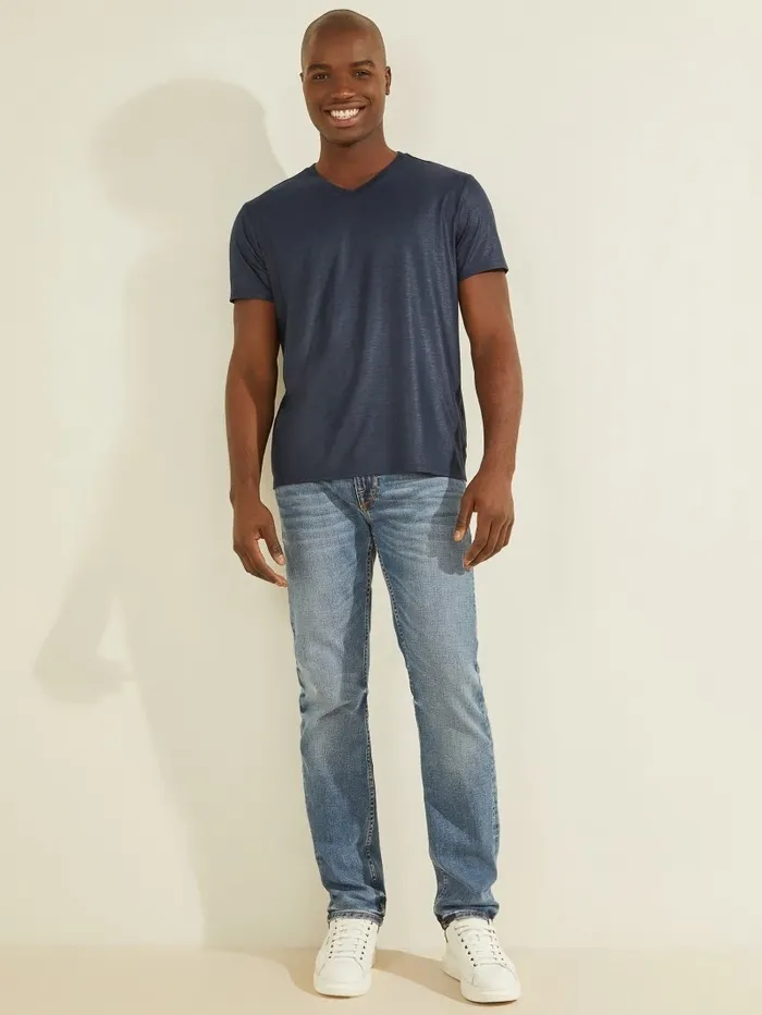 Mason VNeck Tee Midnight Plum TShirts and Tanks GUESS Men