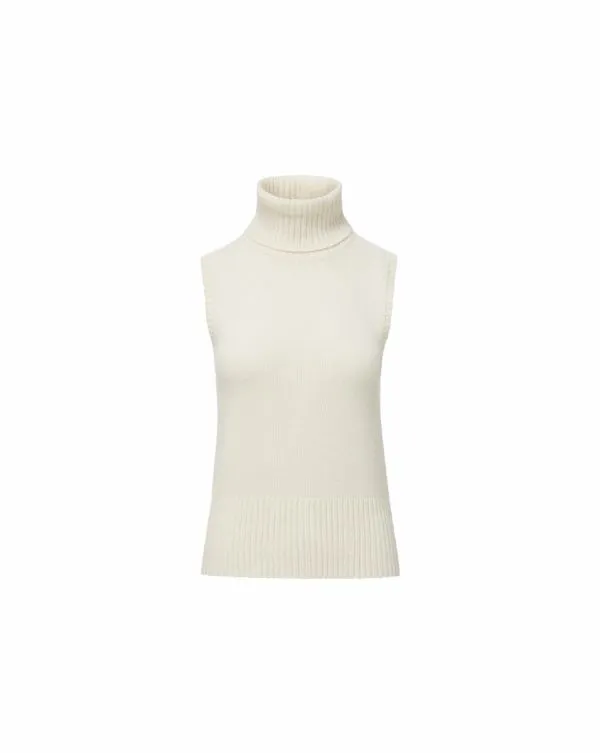 Mazzy Cashmere Turtleneck Ivory Women Veronica Beard Sweaters Mazzy Cashmere Turtleneck Ivory Women Veronica Beard Sweaters