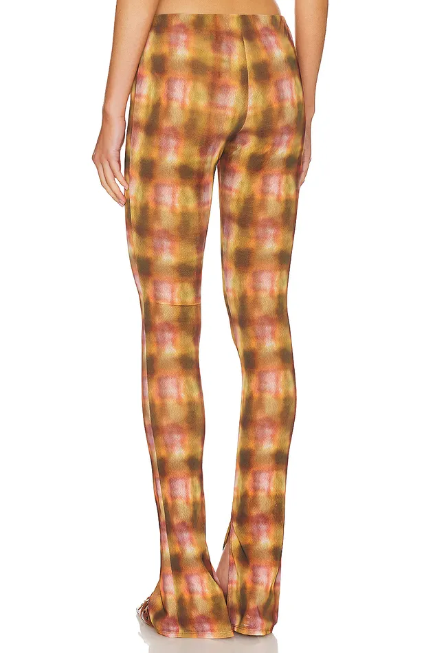 Mel Pant Brown Plaid Women Lovers and Friends Pants Mel Pant Brown Plaid Women Lovers and Friends Pants