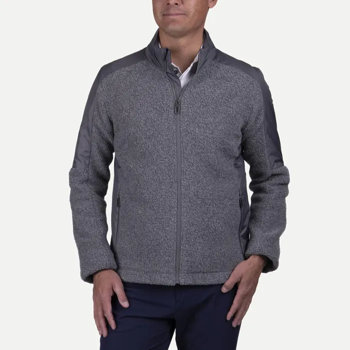 Men Alpine Jacket Pewter KJUS Midlayers and Sweaters