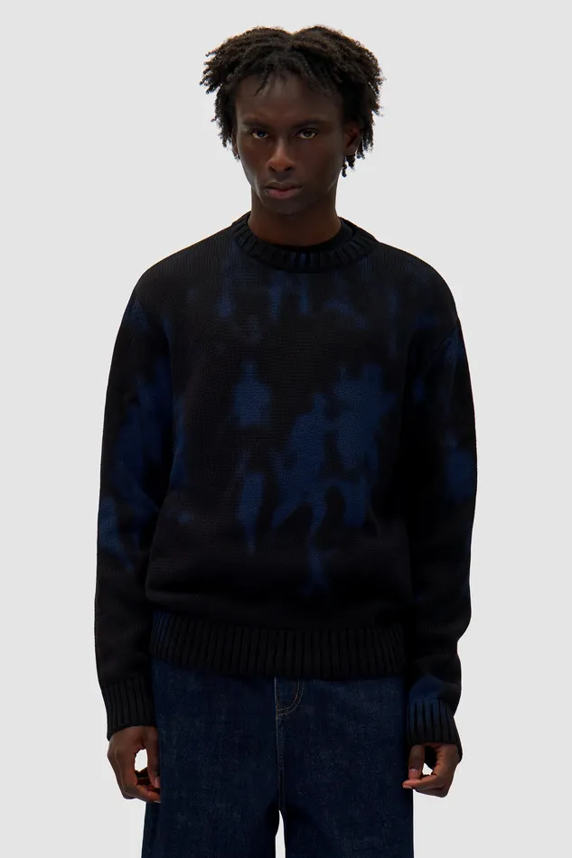 Men Arte Antwerp People Knit Sweater Noir Sweaters