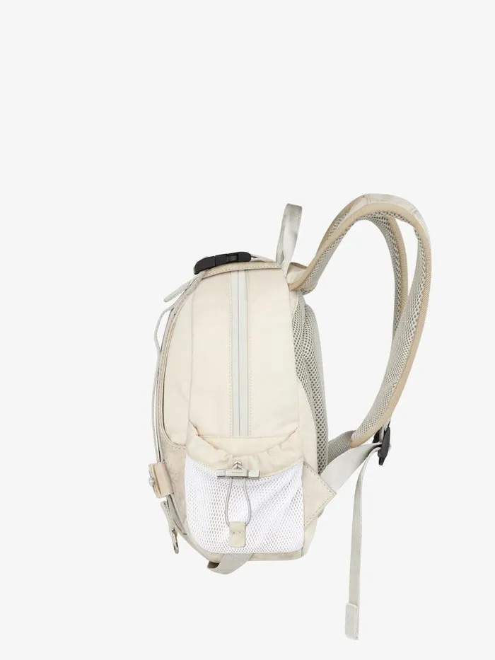 Men Backpacks Givenchy Small GTrail Backpack In Nubuck And Canvas Dust Grey