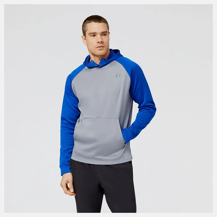 Men Baseball Pull Over Hoodie TEAM ROYAL Shirts New Balance