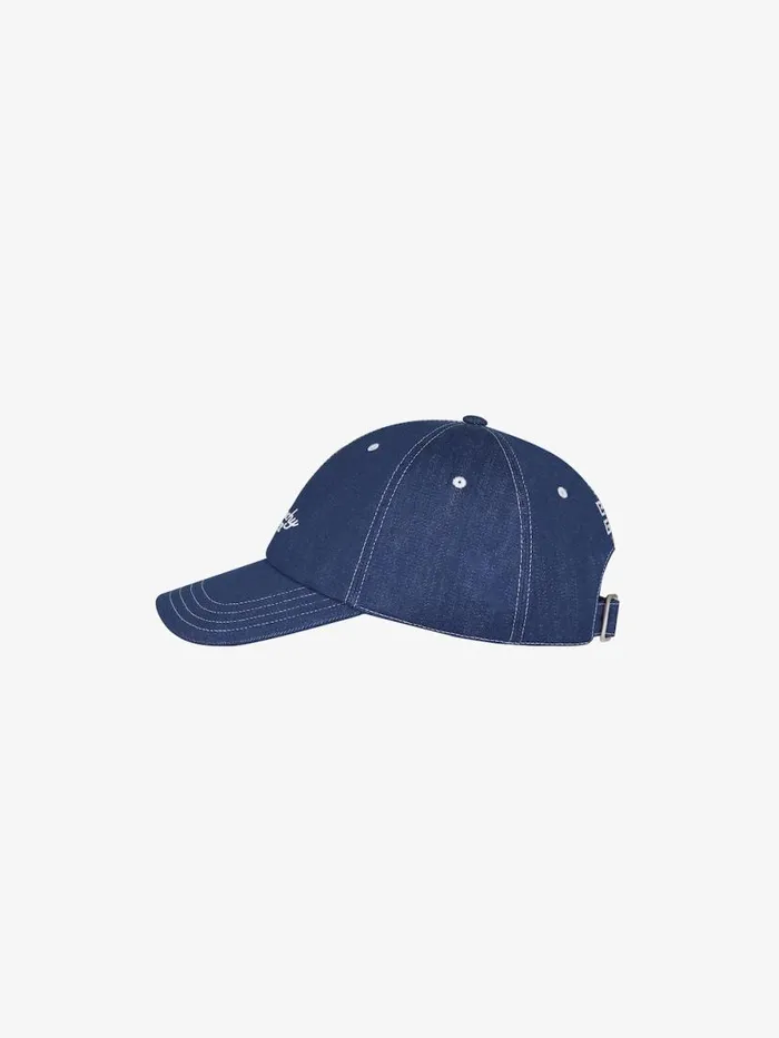 Men Beanies and Caps Givenchy GIVENCHY 1952 Embroidered Cap In Denim Purpleblue Men Beanies and Caps Givenchy GIVENCHY 1952 Embroidered Cap In Denim Purpleblue