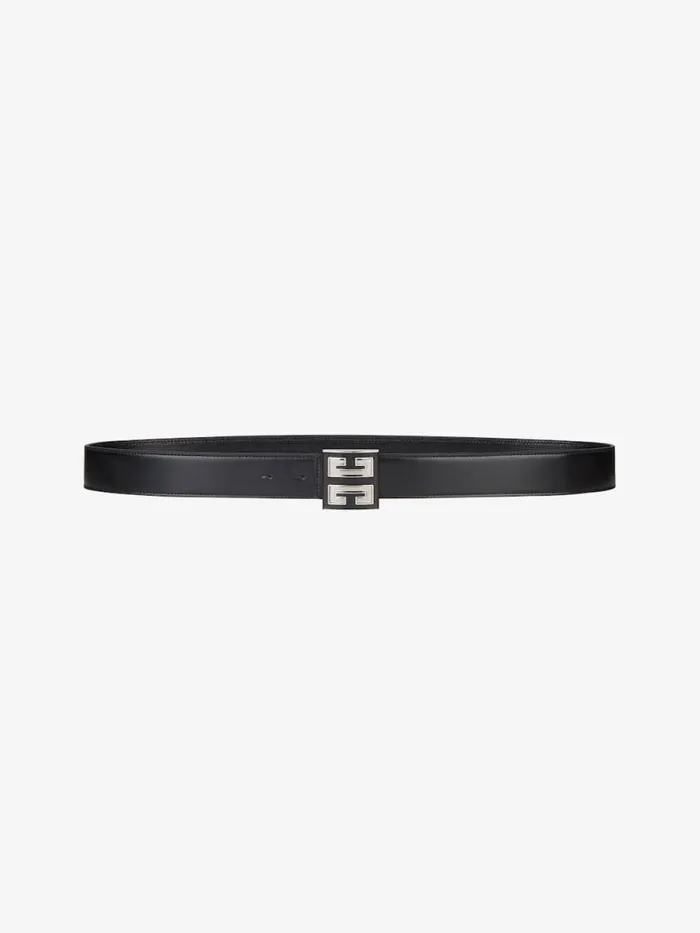 Men Belts Givenchy 4G Reversible Belt In 4G Classic Leather Black