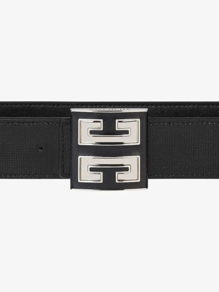 Men Belts Givenchy 4G Reversible Belt In 4G Classic Leather Black